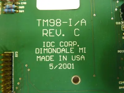 USED IDC CORP TM98-I/A
