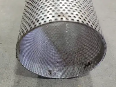 3-1/2" Dia. x 6"H Strainer w/ Inner Screen
