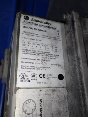 USED ALLEN BRADLEY 280DF12Z10CGRW3P1