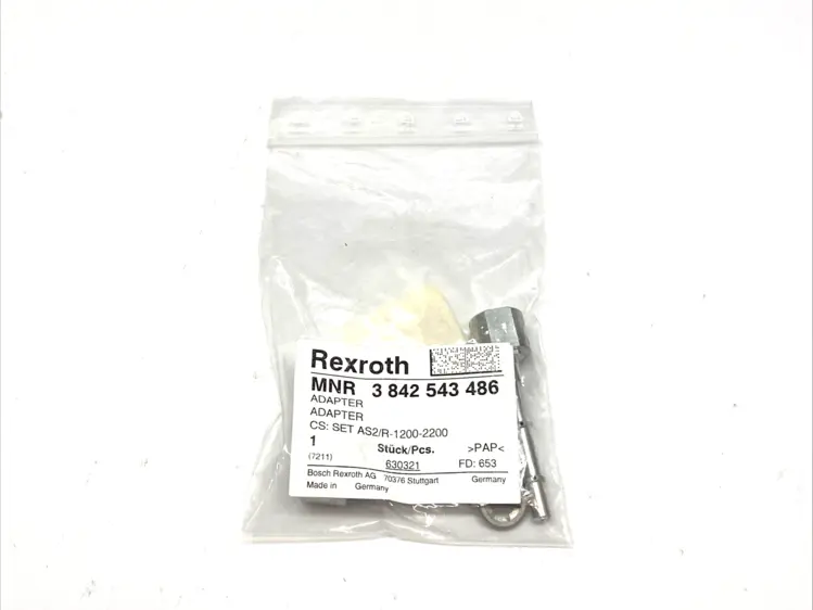New | in-Stock Bosch Rexroth Adapter Set AS2/R-1200-2200 Misc Fasteners Michigan US | Maverick Industrial Sales #1424604