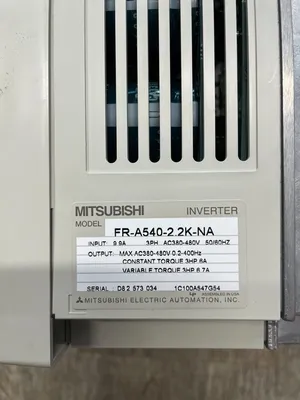 FR-A540-2.2K-NA Mitsubishi 6.7A 460V 3HP A500 @2C