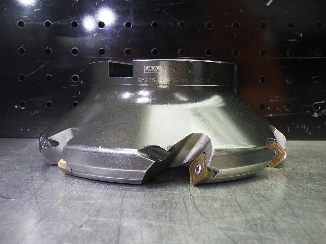 Sandvik RA245 6" Indexable Facemill 1.5" Arbor RA245-152R38-12L (LOC3262)