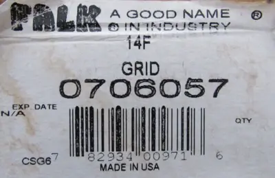 NEW FALK 0706057 COUPLING GRID 14F