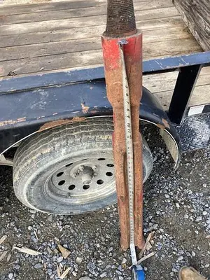 Used AFTERMARKET 5" X 42" CABLE TOOL CHISEL BIT Tool Bits Pennsylvania US | East West Machinery & Drilling #1417237