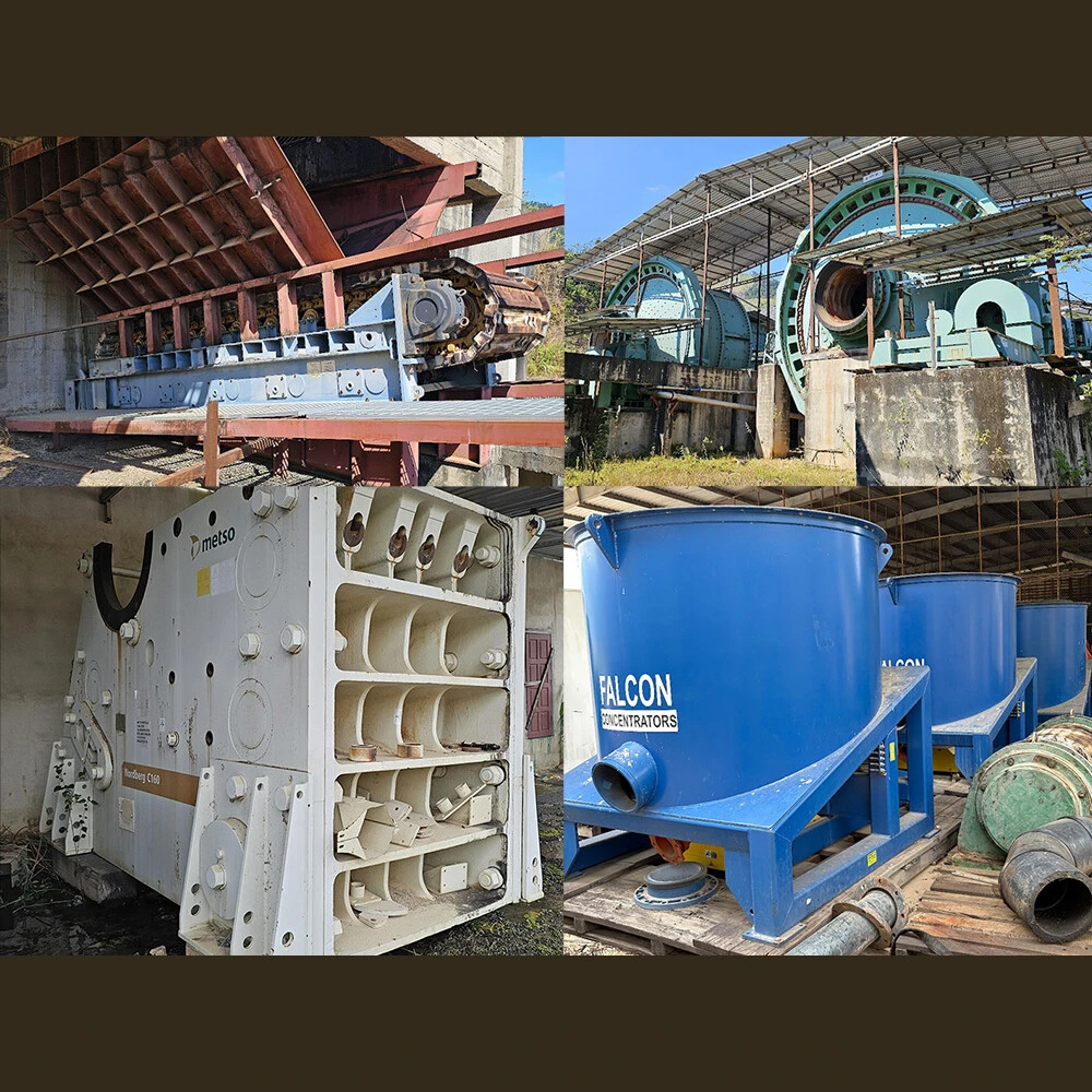 1000 TPH / 24000 TPD Gold Plant Equipment with Gravity Concentration