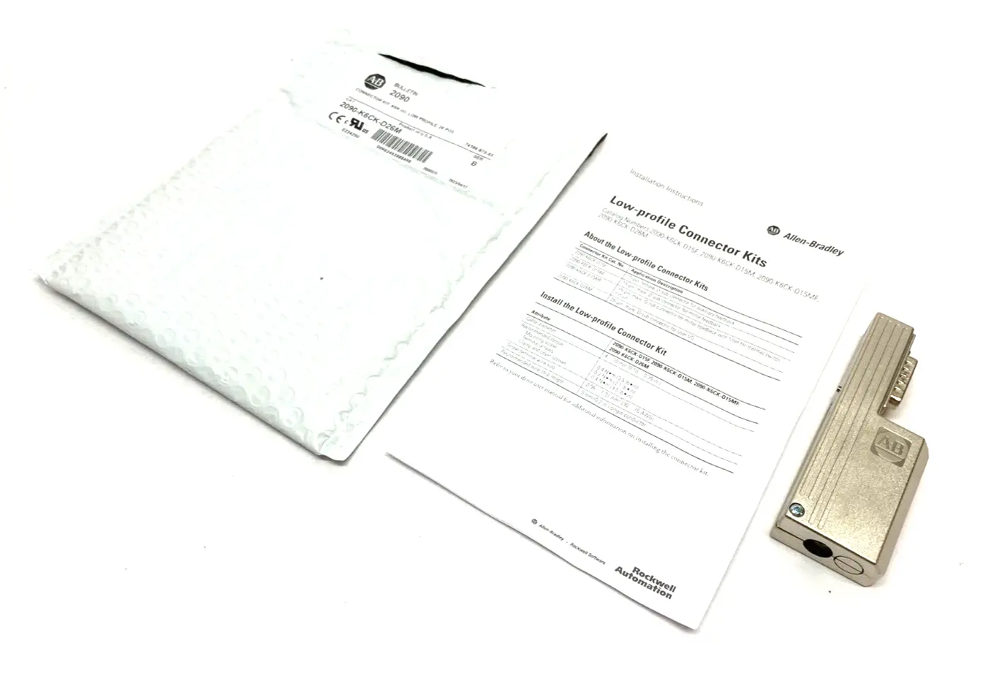 2090-K6CK-D26M | Allen Bradley  Ser. B Low Profile I/O Cable Connector Kit 26-Pos - New Other