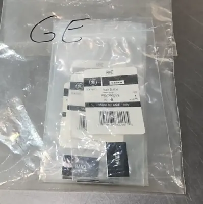 GE P9ACPBS220 push button sticker lot of 8 Loc4C17