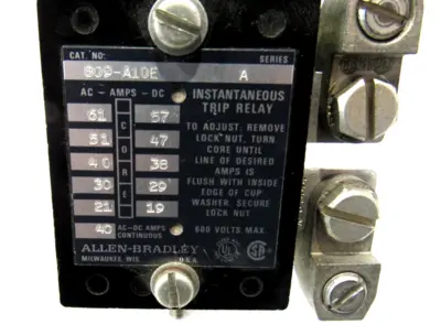 ALLEN BRADLEY 809-A10E TRIP RELAY SER.A 809A10E NEW SURPLUS
