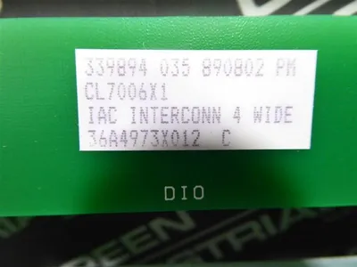 Fisher Rosemount CL7006X1 Backplane Board 36A4973X012 Rev. C Used