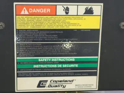 USED COPELAND 6DP3A3500TSE211