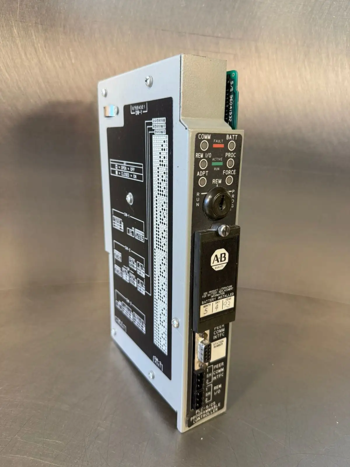 Allen Bradley 1785-LT2 /A PLC-5/25 Processor Module 96736873 (8.5.1)