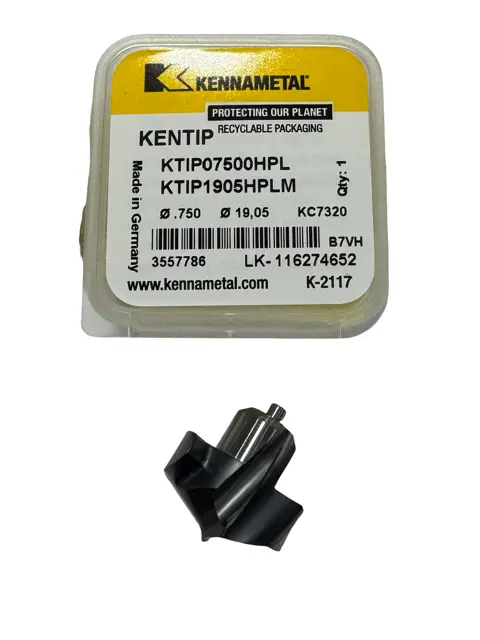 Kennametal 3/4" Carbide Indexable Drill Tip KTIP07500HPL