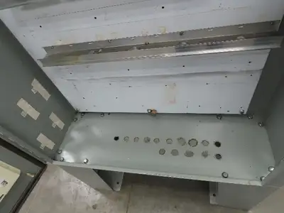 Wiegmann Freestanding Electrical Enclosure Control Panel Fusible Disc 48x38x12"