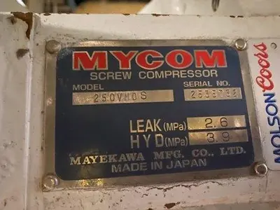 Frick 450 Hp Ammonia Compressor