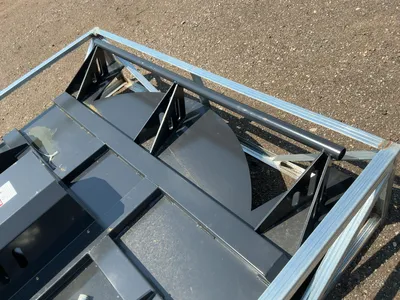 New JCT 72” Brush Mower Skid Steer Attachment, hydraulic driven with hoses and quick coupler fitting...