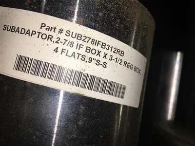 New | in-Stock AFTERMARKET 9" S-S SUB ADAPTER (2-7/8 IF BOX X 3-1/2 REG BOX) T4 FLATS Arbors & Adapters Pennsylvania US | East West Machinery & Drilling #1416391