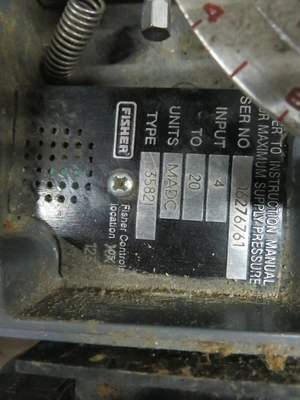 Fisher 4" type ET Steam Control Valve Class 150