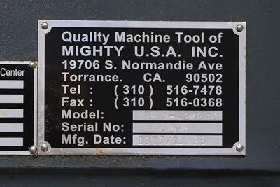 2016 MIGHTY PRO 4216AG MACHINING CENTERS, VERT., N/C & CNC | Prime Machinery (35)