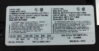 USED SIEMENS 3RV1021-1AA10