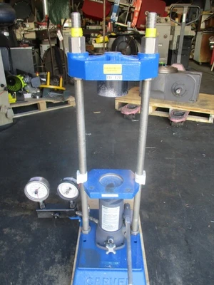 12 Ton, Fred S Carver, labratory pressure press, 24000 lb.