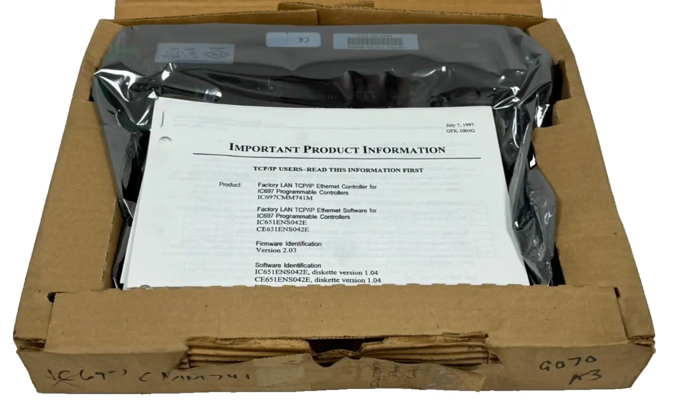 NEW GE FANUC IC697CMM741