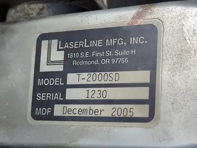 USED 2005 LASERLINE T-2000SD