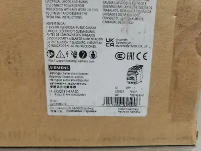 USED Siemens 3RV2131-4PA10 | C600R30