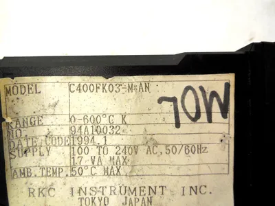 RKC C400FK03-MxAN CONTROLLER C400FK03MAN