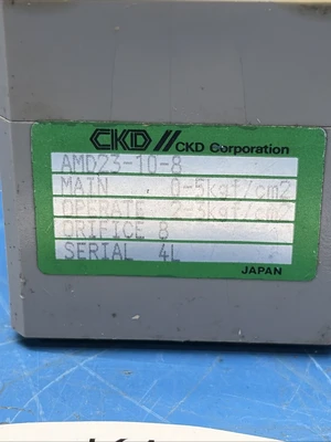 Used CKD CKD AMD23-10-8 Misc Electrical & Power Parts Indiana US | J&J Industrial Supply #1340105