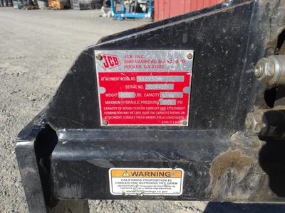 Used JCB 332/E5286 Pallet Forks California US | Western Trencher & Equipment, Inc. #1543435