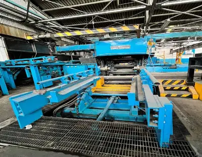 LOEWY 9 ”  X 22”  X 43.3” 4 HIGH ROLLING MILL (14531) ROLLING MILLS, 4-HI | Machinery International LLC (3)