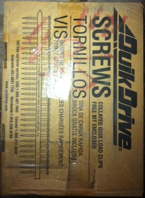 Screws,No.X1S1016, 5/16 HEX #10x1",Approx.1500 screws per box(33)Boxes Available