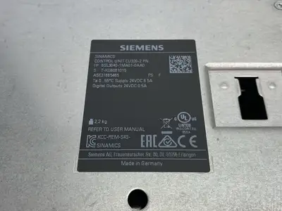 USED SIEMENS SINAMICS CONTROL UNIT CU320-2 PN W/O FLASH CARD