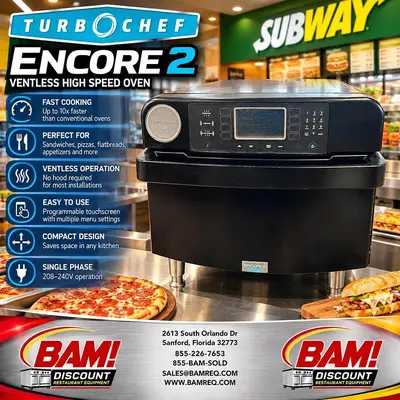 Used TURBOCHEF ENCORE2 Ovens Florida US | BAM Discount Restaurant Equipment #1507794