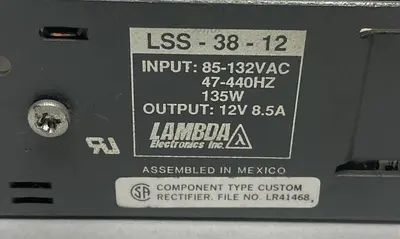 Used LAMBDA LSS-38-12 Miscellaneous Equipment (Electrical & Power) | Surplus Asset Holdings #1190113