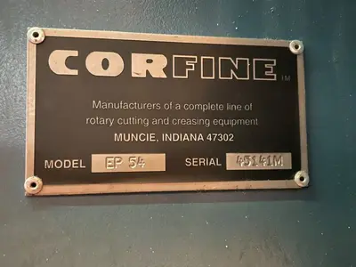 Used CORFINE ECONOPRESS Die Cutting Presses Ohio US | HGR 24 #727690