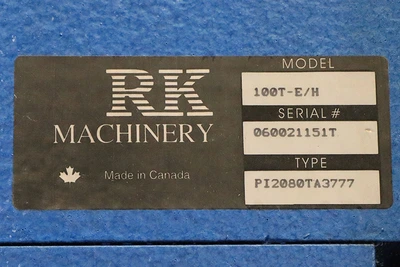 USED Pressmaster 100T-E/H