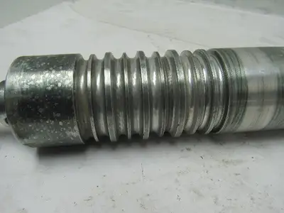 Aluminum Belt Drive Conveyor Roller 2-3/8"x 17"L W/3/4" Shaft 25-5/8" OAL
