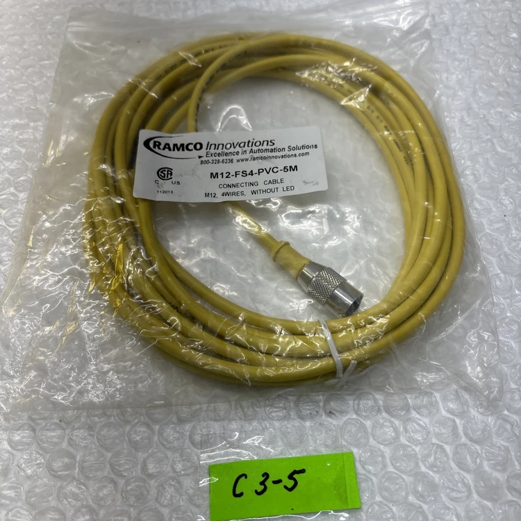 New | in-Stock RAMCO M12-FS4-PVC-5M Miscellaneous Equipment (Electrical & Power) Indiana US | J&J Industrial Supply #523901