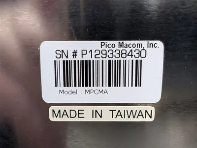 Pico Macom, Inc MPCMA SAW Filter Agile A/V Mini-Modulator Used