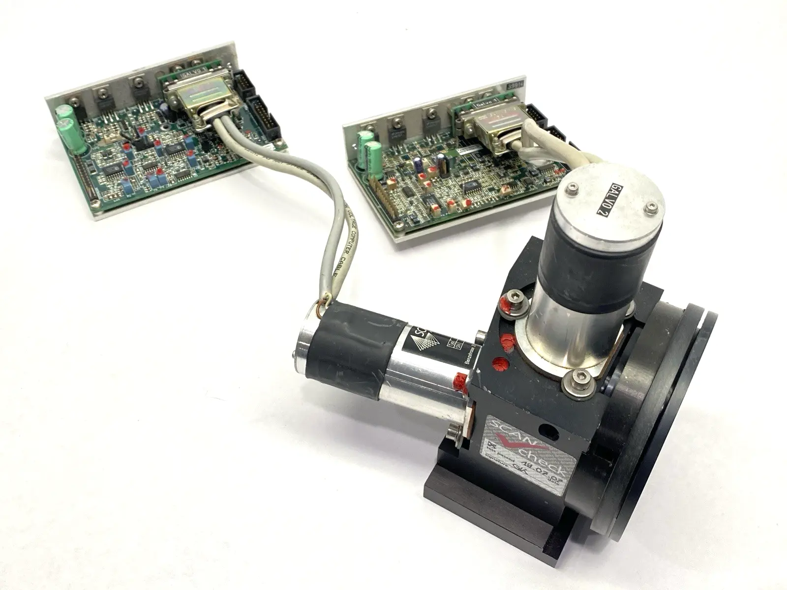 USED SCANLAB GALVANOMETER 1064NM LASER HEAD WITH DRIVER BOARDS