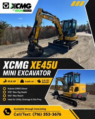 XCMG XE45U Excavator | Iron Listing (9)