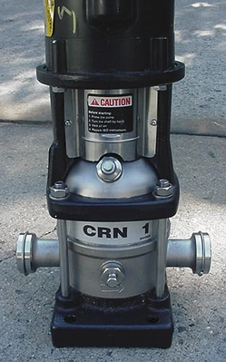 USED GRUNDFOS CENTRIFUGICAL PUMP CRN1-4