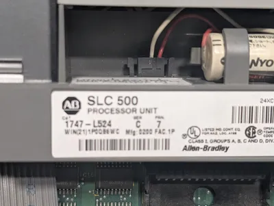 Allen Bradley 1747-L524/C SLC 500 Processor Unit FRN 7 Used