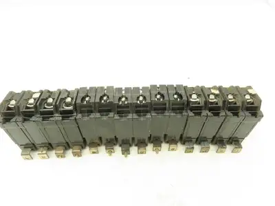 General Electric THQB2120 Bolt-On Circuit Breaker 20A 240V 2 Pole 1PH Lot of 7
