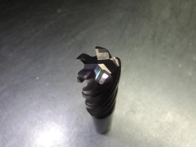 Kyocera/SGS 3/4" 5 Flute Carbide CR Endmill 3/4" Shank .12" R 37229 (LOC978B)