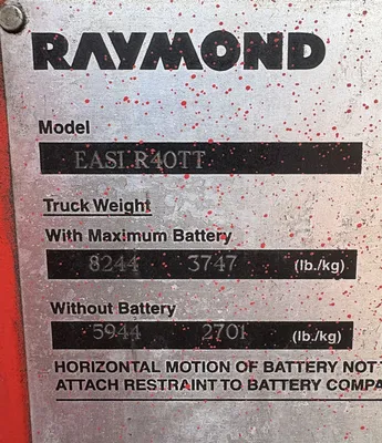 USED RAYMOND EASI R40TT