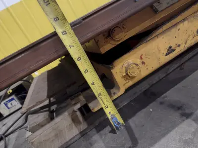2,000 LBS X 96" X 72" ECONOLIFT MODEL #DT-SL38-20 HYDRAULIC SCISSOR LIFT TABLE: YOBRO #24990