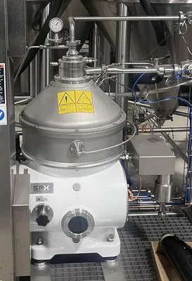 SPX Seital SE 161 HBIV-Q3P2 hermetic beer clarifier skid, 304SS.