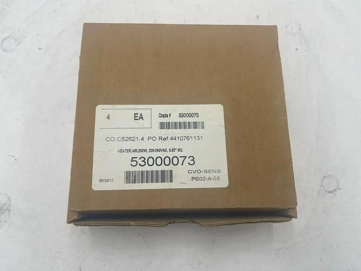 HEATER AIR PART 53000073 REV. B BOX OF 4 UNITS SOLD AS LOT STOCK 1618